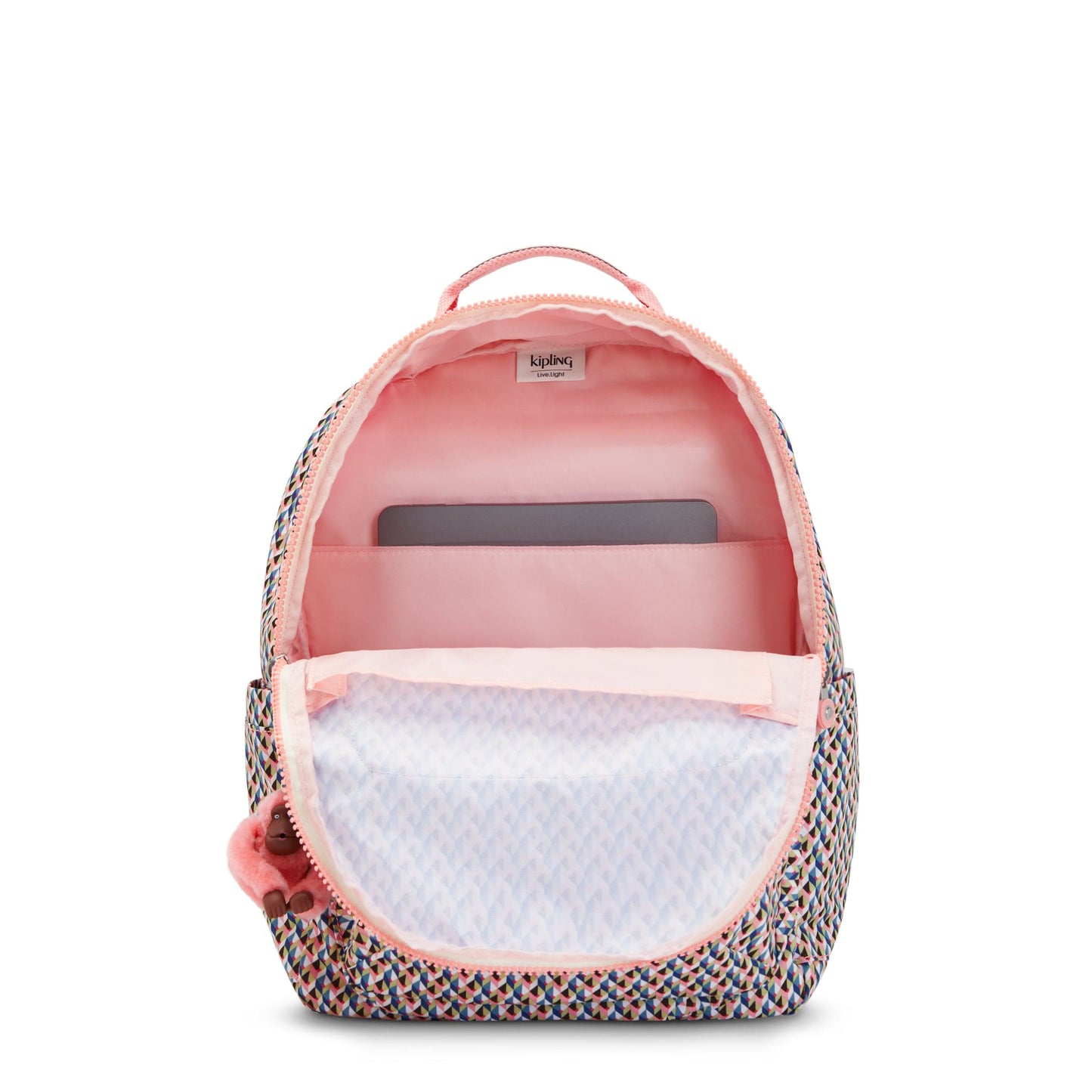 KIPLING-Seoul-LARGE BACKPACK-Girly Geo-I4851-Z84