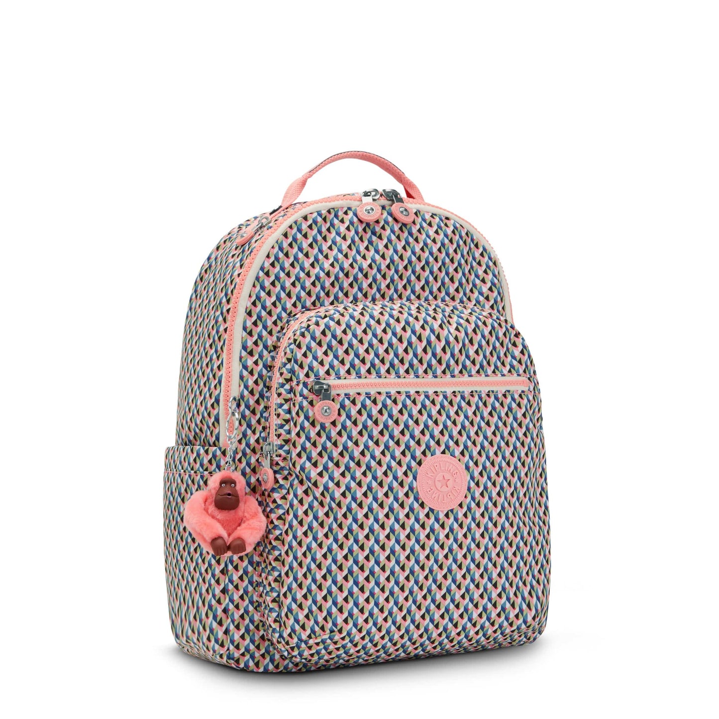 KIPLING-Seoul-LARGE BACKPACK-Girly Geo-I4851-Z84