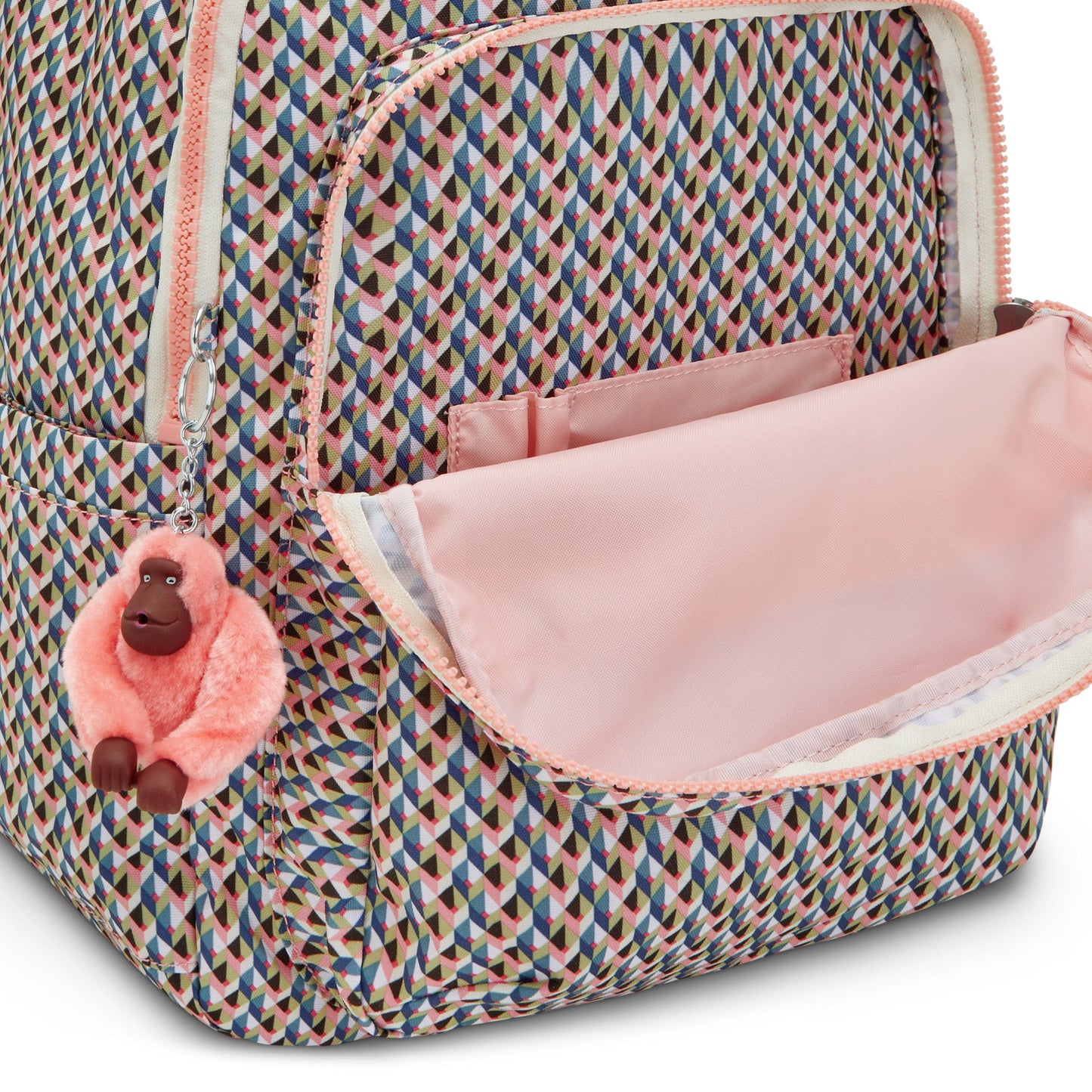 KIPLING-Seoul-LARGE BACKPACK-Girly Geo-I4851-Z84