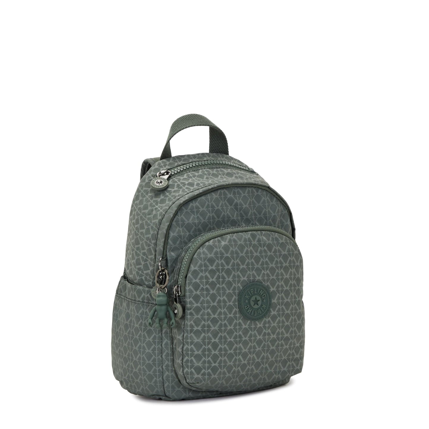 حقيبة ظهر صغيرة Kipling-Delia - لافتة خضراء منقوشة - I4966-F6C