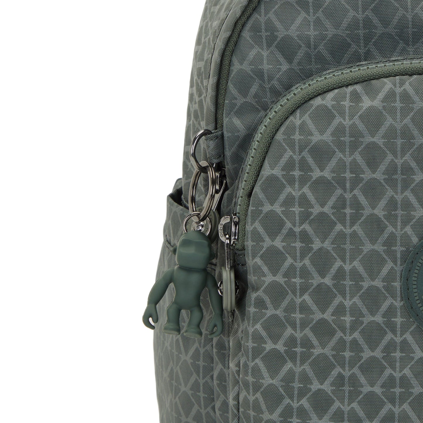 حقيبة ظهر صغيرة Kipling-Delia - لافتة خضراء منقوشة - I4966-F6C