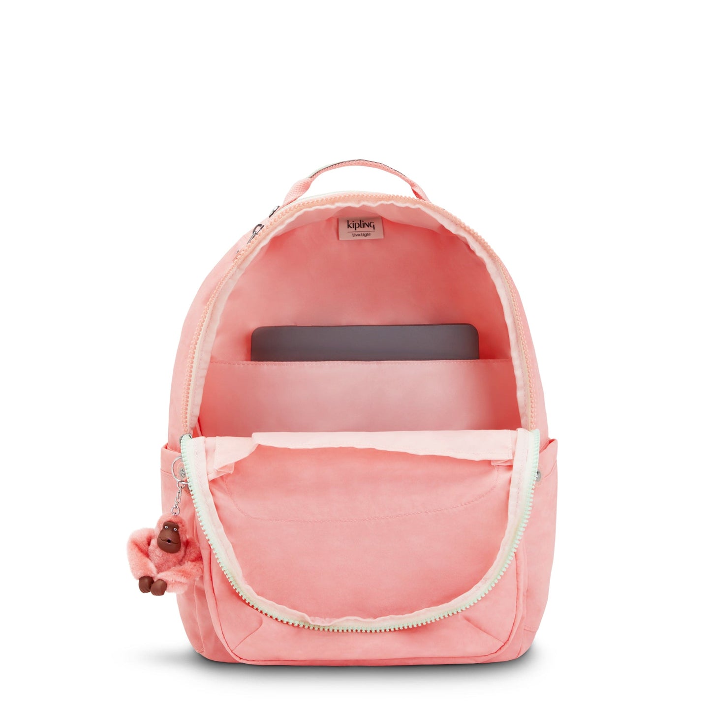 KIPLING-Seoul-Large Backpack-Pink Candy C-I5140-R36