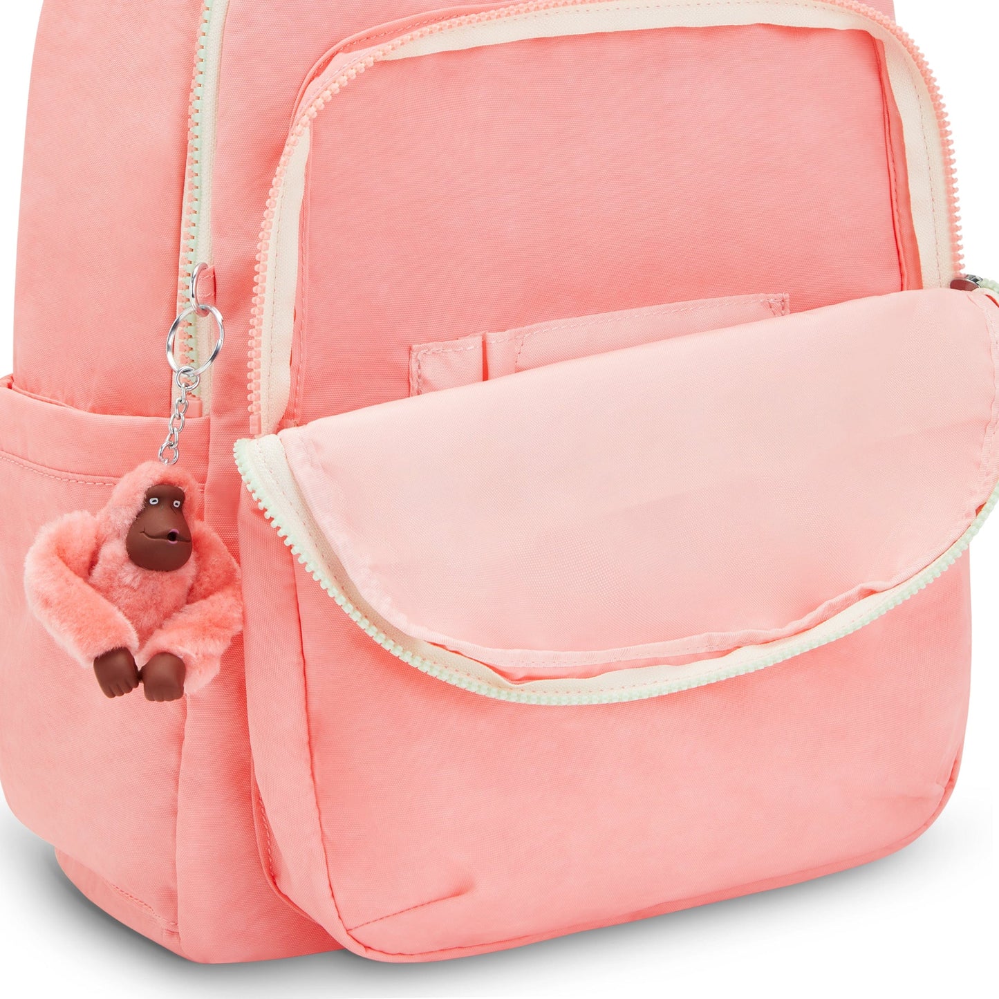 KIPLING-Seoul-Large Backpack-Pink Candy C-I5140-R36