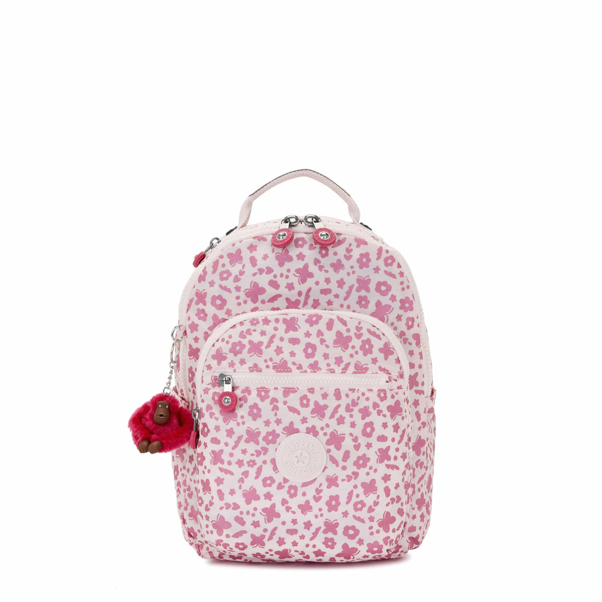 Kipling-Seoul S-Small Backpack (With Laptop Protection)-Magic Floral-I5357-Z41