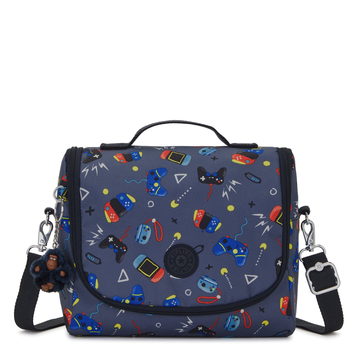KIPLING-New Kichirou-Large Lunchbox (With Trolley Sleeve)-Gaming Grey-I5749-T6T