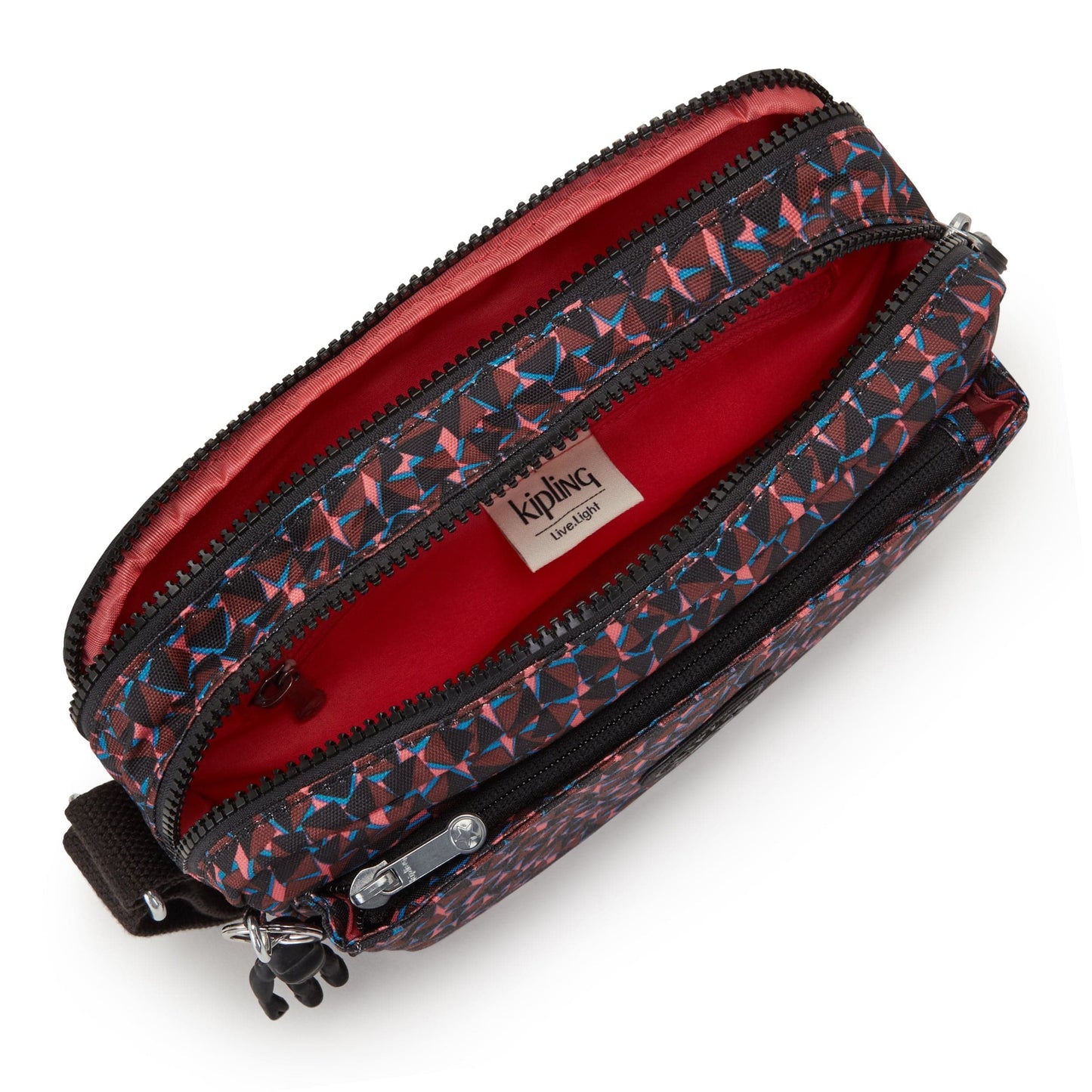 حقيبة Kipling-Abanu متوسطة الحجم - حقيبة كروس بودي - هابي سكويرز - I6237-B3X