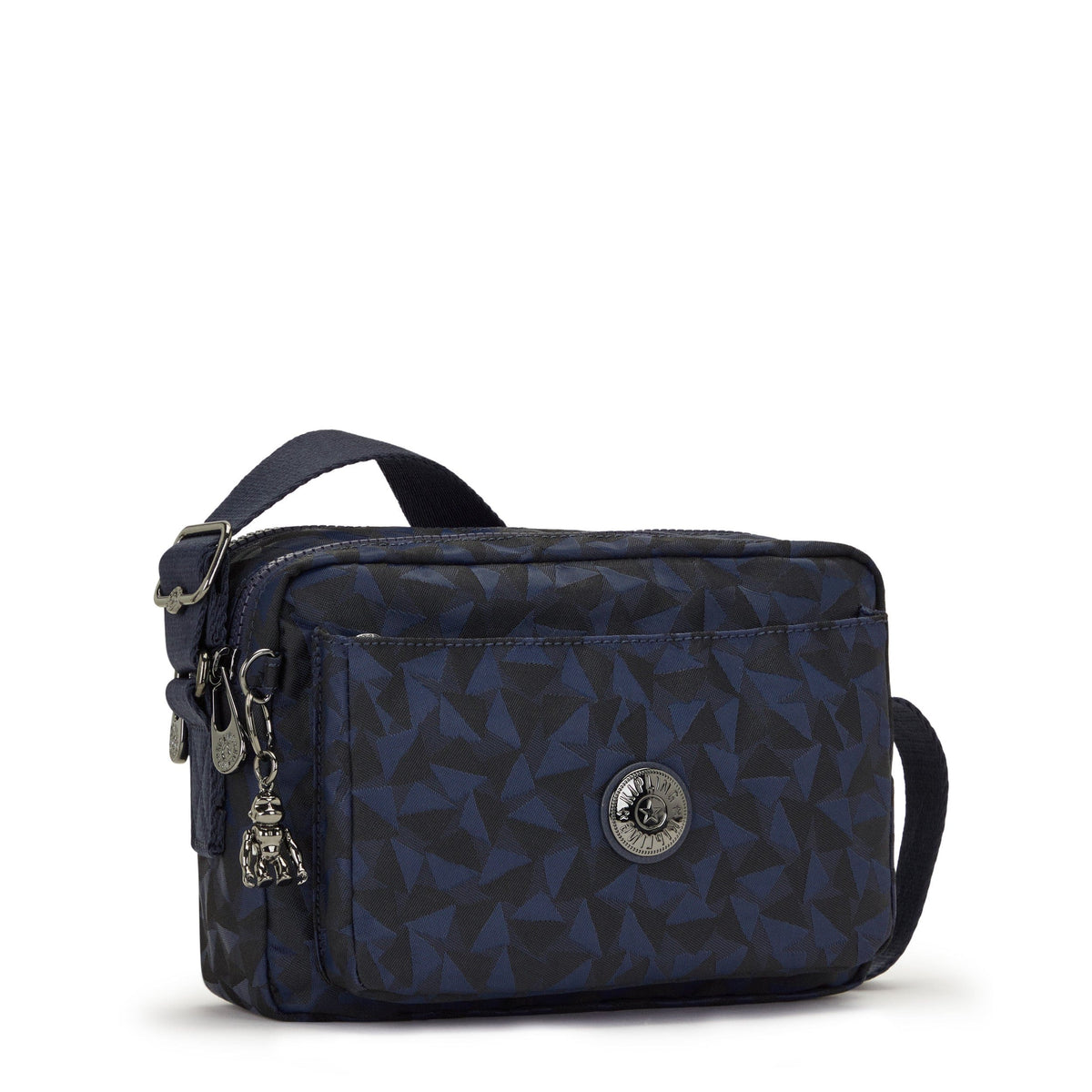 حقيبة Kipling-Abanu متوسطة الحجم بتصميم كروس بودي - لون أزرق داكن لا نهائي - I6575-3Qa