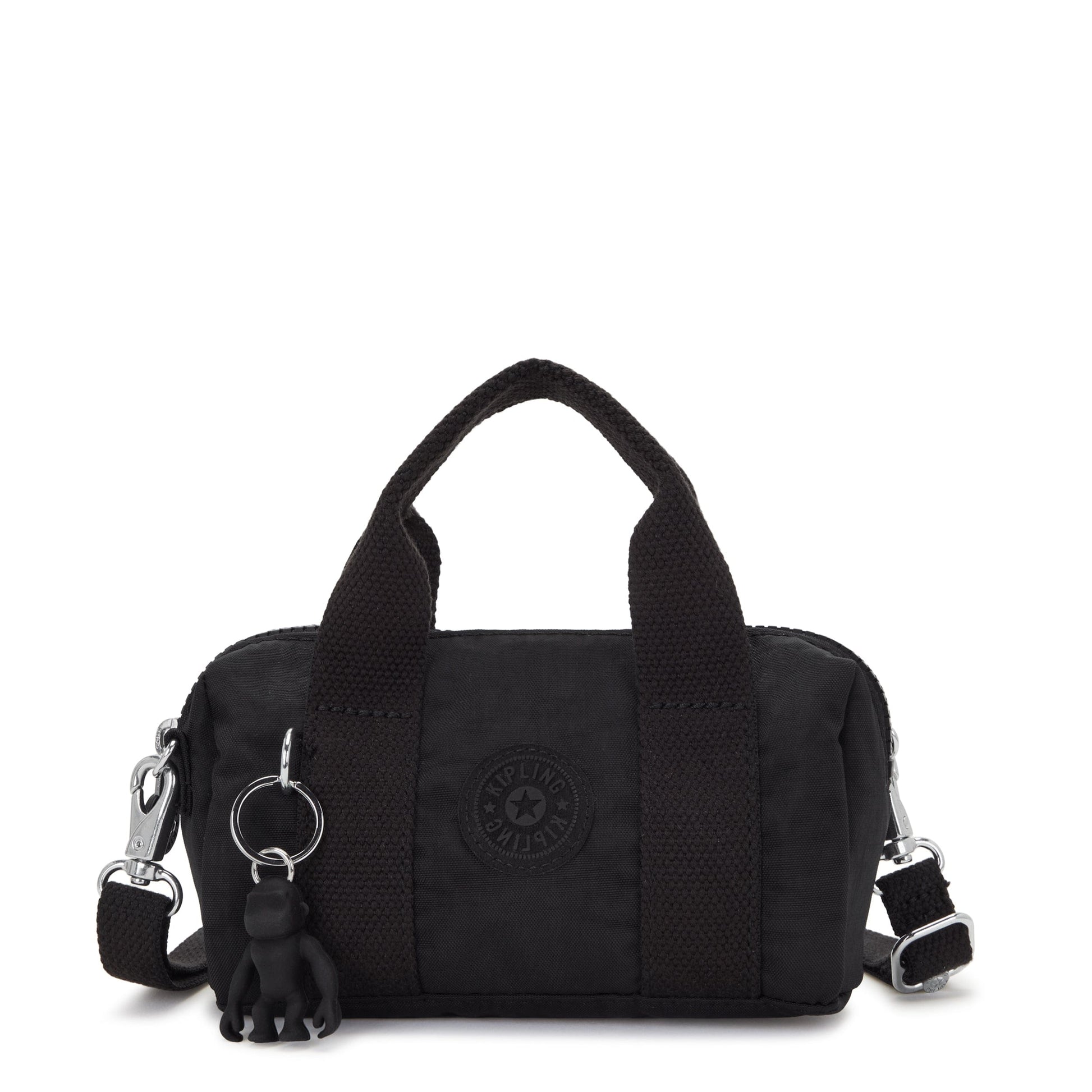 KIPLING-Bina Mini-Small Handbag (With Detatchable Straps)-Black Noir-I7614-P39