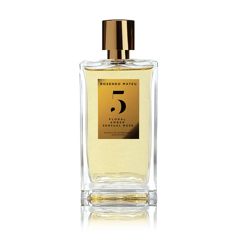 Rosendo Mateu No. 5 Floral, Amber, Sensual Musk Unisex Eau De Parfum 100ml Natural Spray