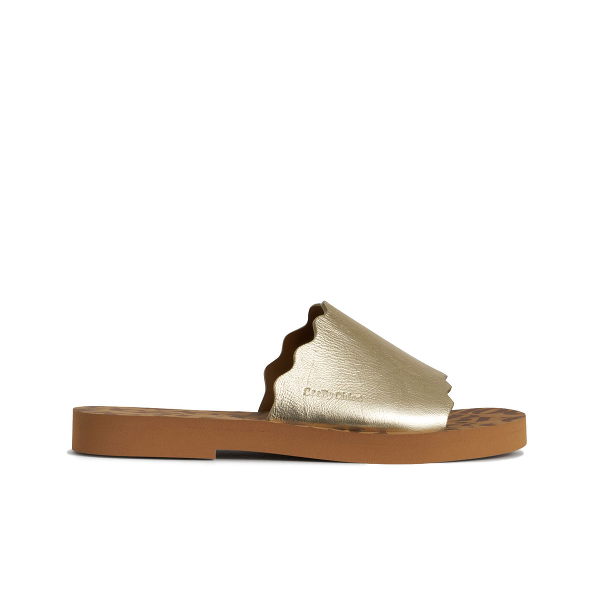 SEE BY CHLOE BOHEMIA SLIP ON WITH LOGO LIGHT GOLD - SB35180A-B036