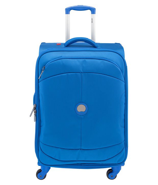 DELSEY U-LITE 68CM 4-WHEEL EXPANDABLE TROLLEY CASE 224581002 BLUE