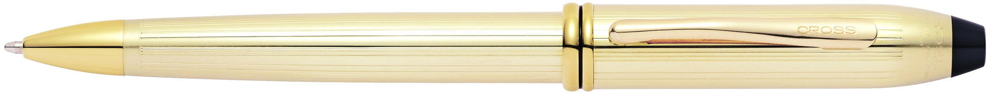 CROSS TOWNSEND 10KT GOLD FILLED/ROLLED GOLD BALLPOINT PEN 702