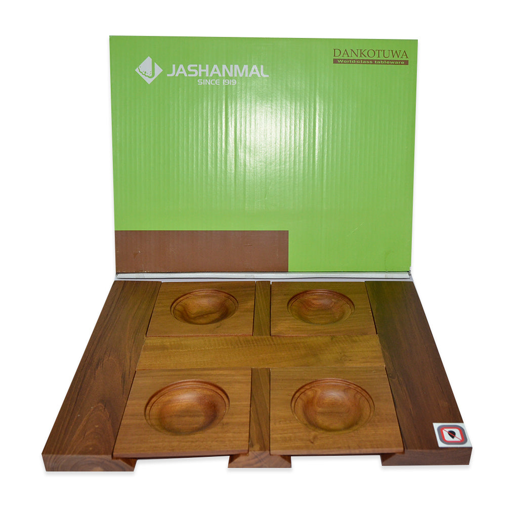 DANKOTUWA 5-PC GREEN PORCELAIN TRAY