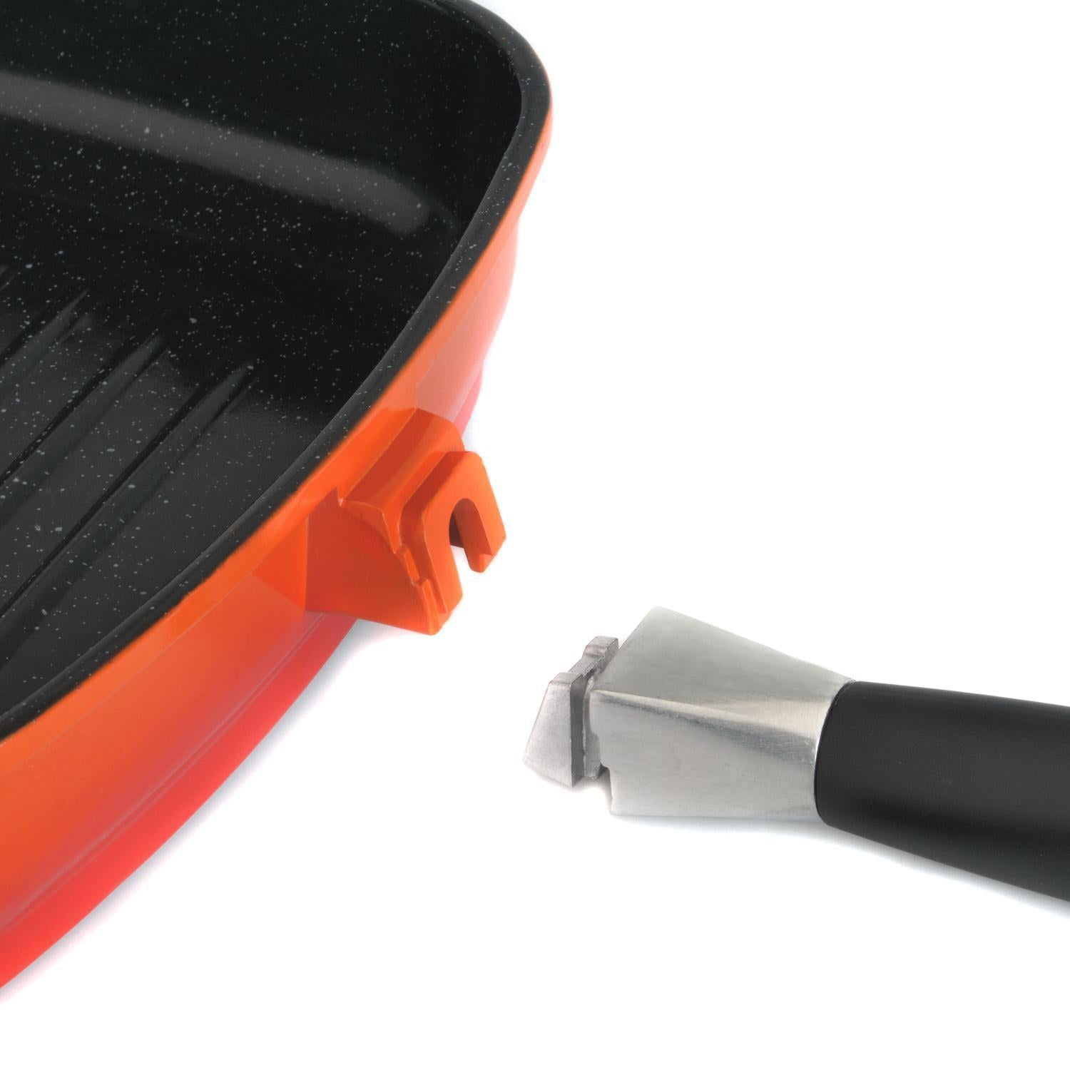 Berghoff Virgo Grill Pan - Orange, 20 cm - 2304912 - Jashanmal Home