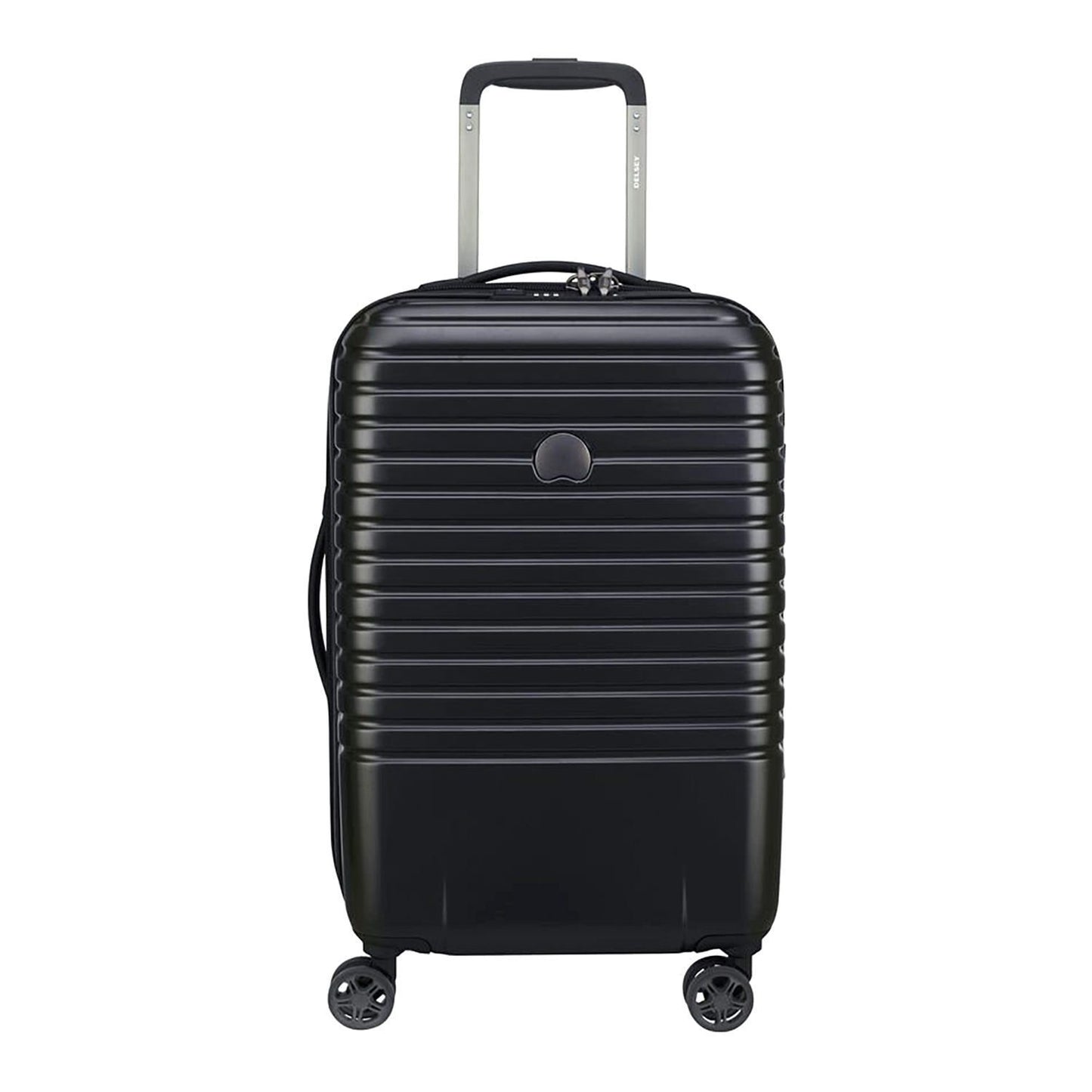 Delsey Caumartin Plus 4 Double Wheel Cabin Trolley Case - Black - 00207880100 BLACK - Jashanmal Home