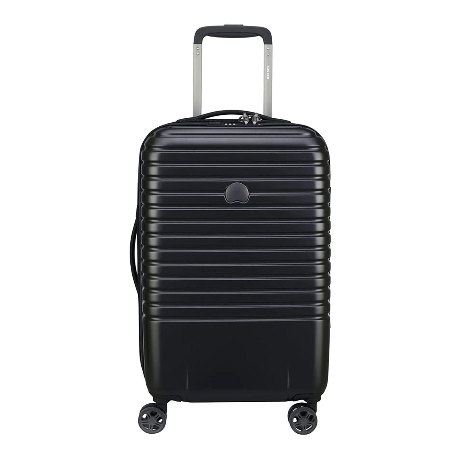 Delsey Caumartin Plus 4 Double Wheel Cabin Trolley Case - Black - 00207880100 BLACK - Jashanmal Home