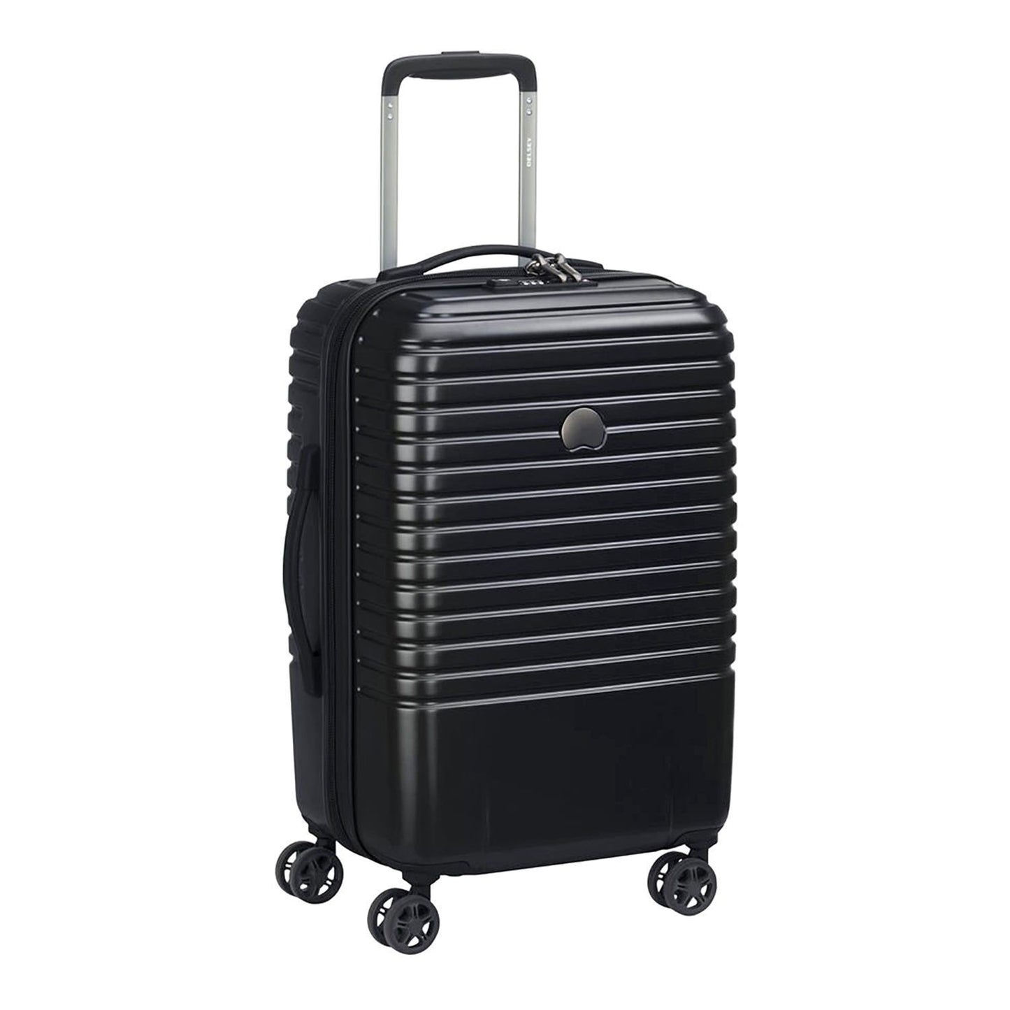 Delsey Caumartin Plus 4 Double Wheel Cabin Trolley Case - Black - 00207880100 BLACK - Jashanmal Home
