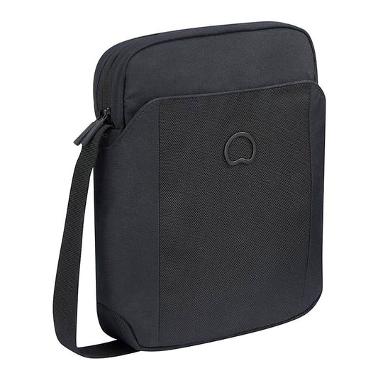 Delsey Picpus 2 Compartment Vertical Mini Reporter Bag - Black - 00335411300 BLK - Jashanmal Home