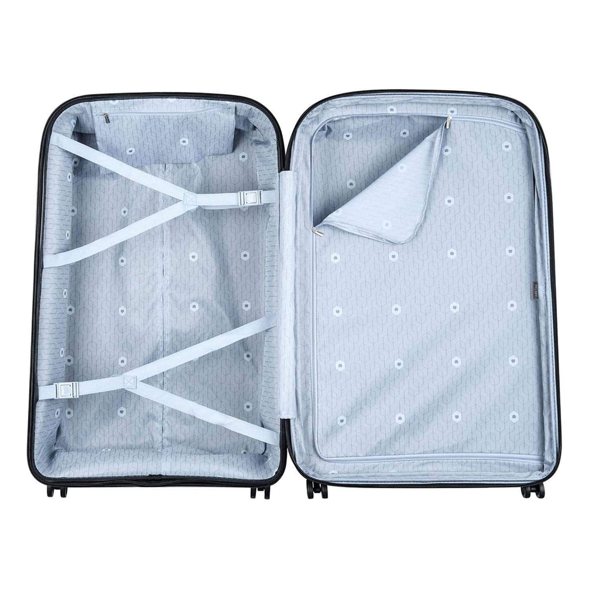 Delsey Belmont Plus 4 Double Wheel Expandable Trolley Case - Blue - 00386183002 BLU - Jashanmal Home