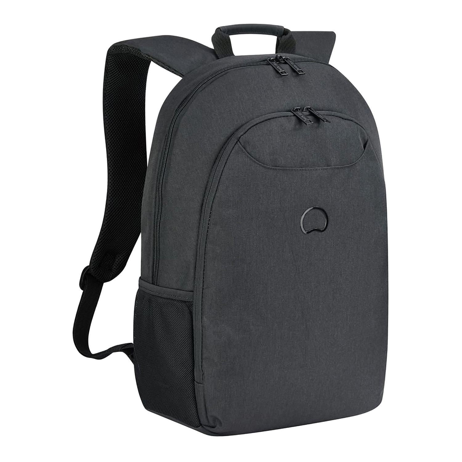 Delsey Esplanade 2 Compartment PC Protection Backpack - Deep Black - 00394260350 BLK - Jashanmal Home