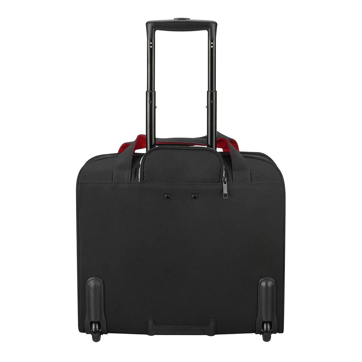 Delsey Parvis Plus 2 Wheel 2 Compartment Cabin Trolley Board Case - Black - 00394445100 BLK - Jashanmal Home