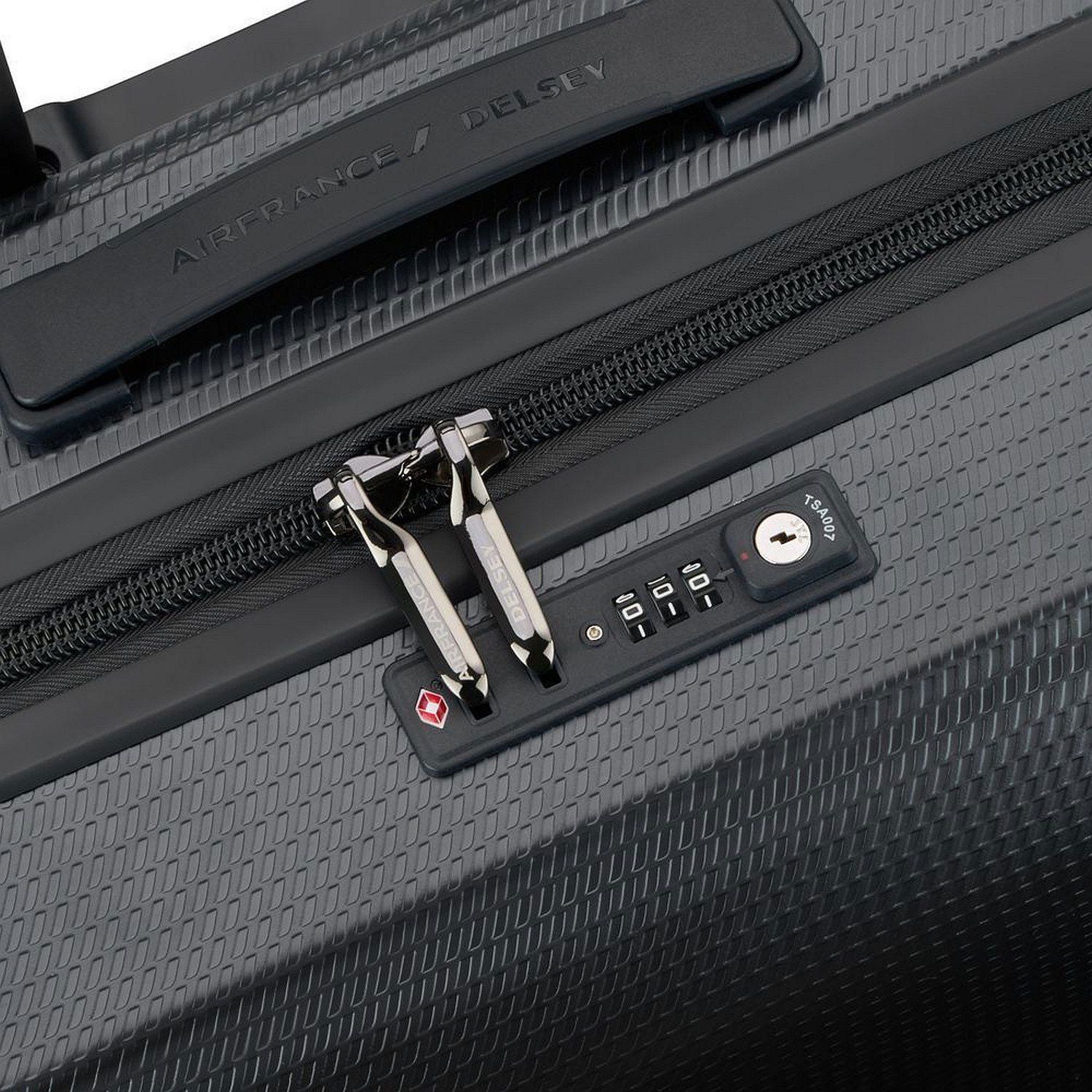 Delsey New Envol 4 Double Wheel Trolley Bag - Black, 68 cm - 00200381000 BLACK - Jashanmal Home