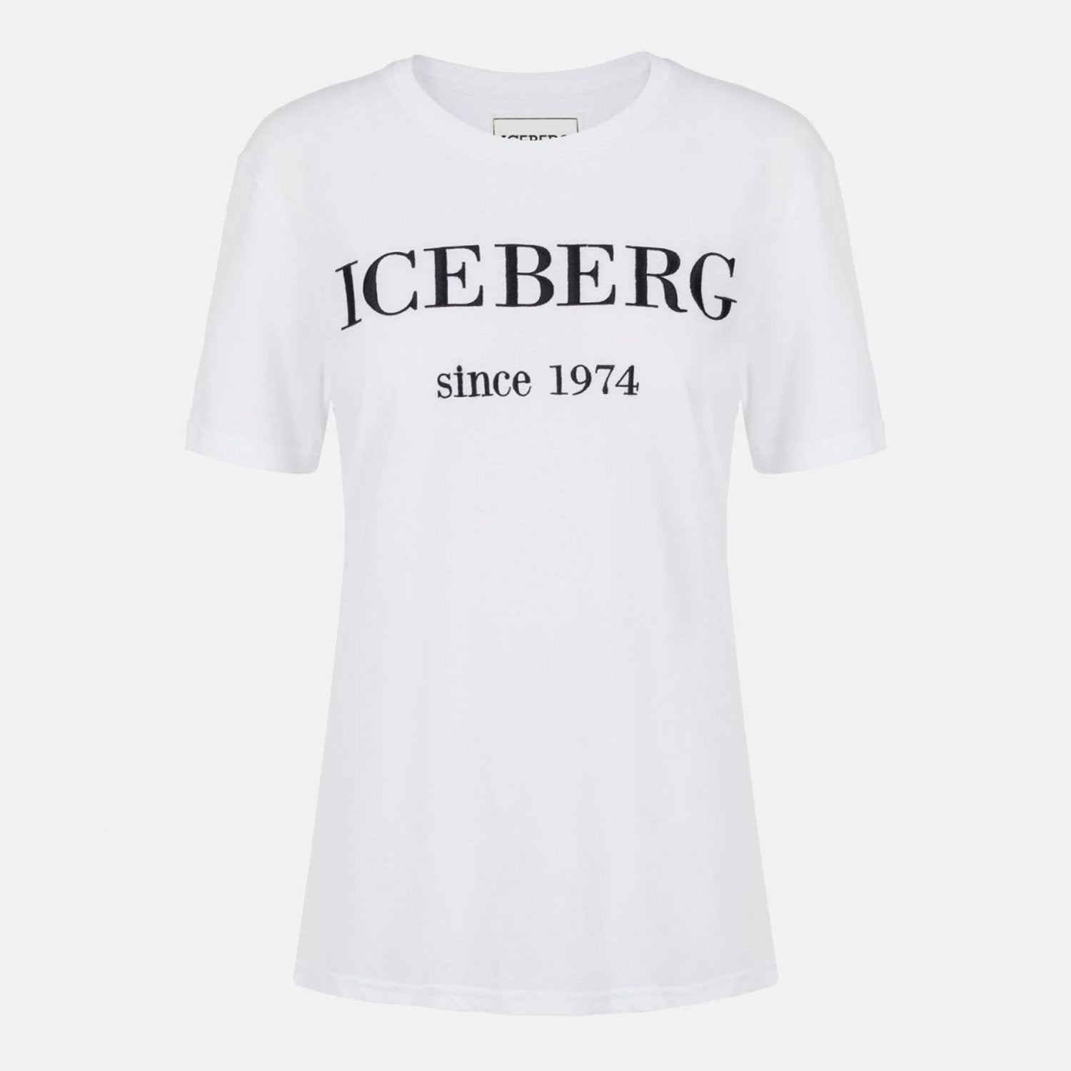 Iceberg Embroidered Logo T-Shirt - White - I2P-F09A6331-1101-40