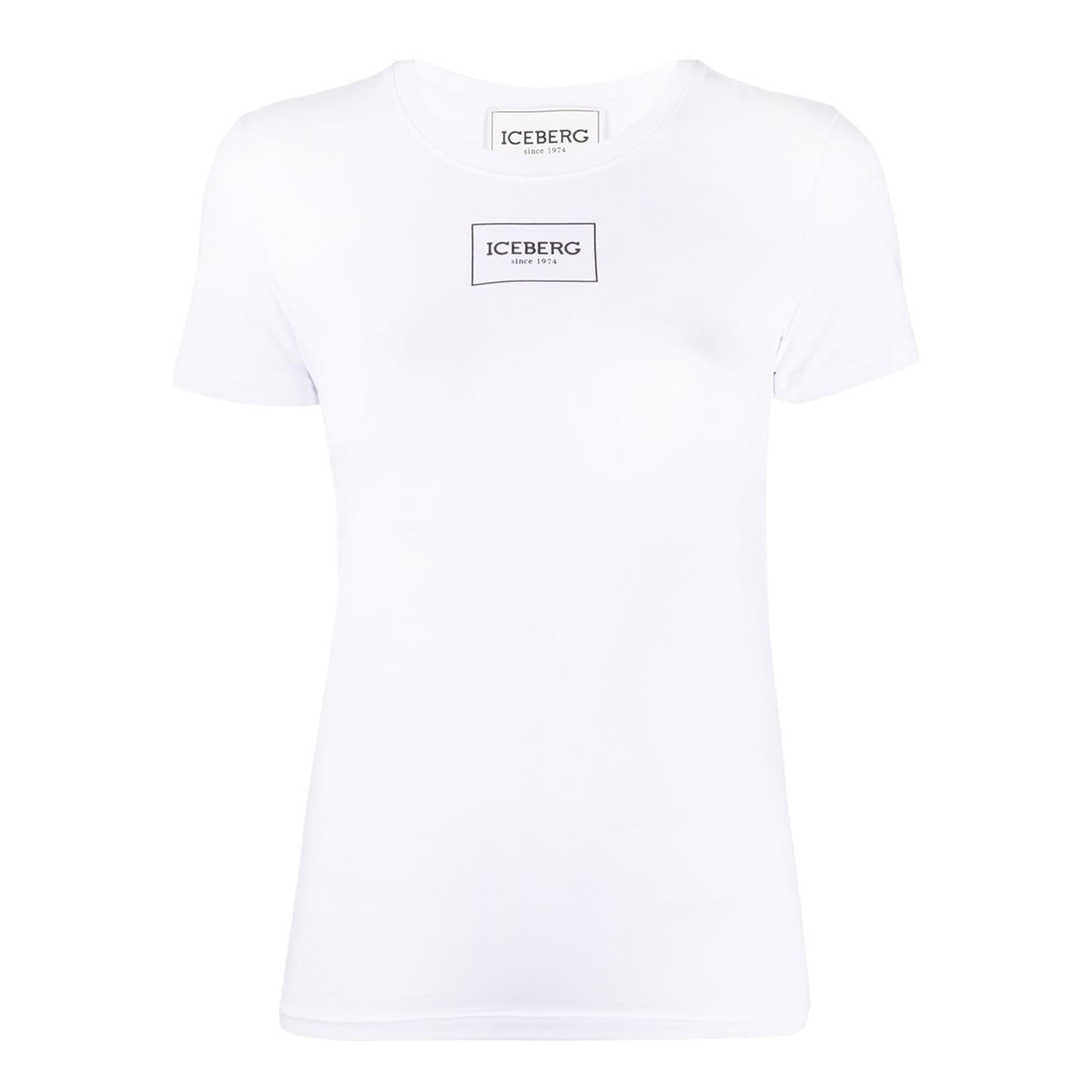 Iceberg Logo Printed T-Shirt - White - I2P-F0736309-1101-40
