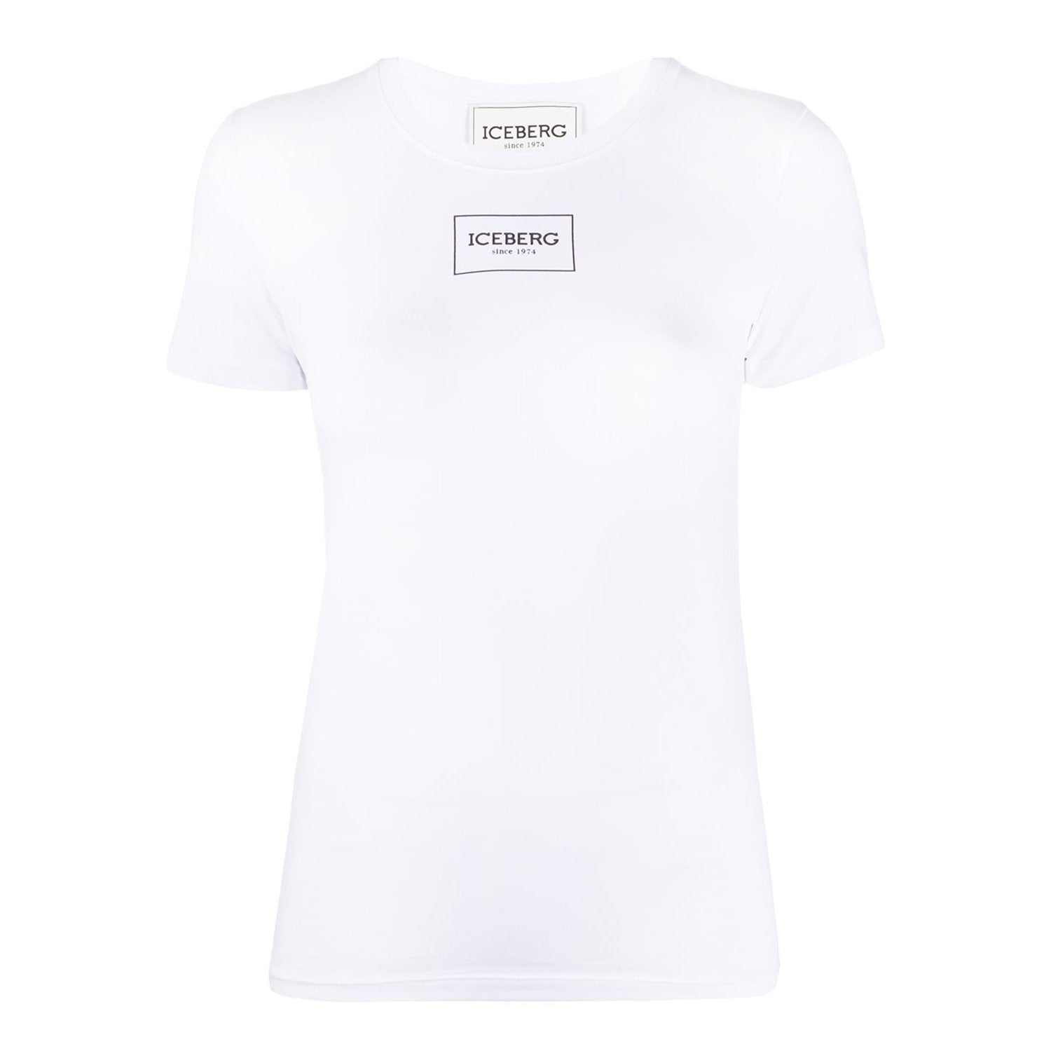 Iceberg Logo Printed T-Shirt - White - I2P-F0736309-1101-40
