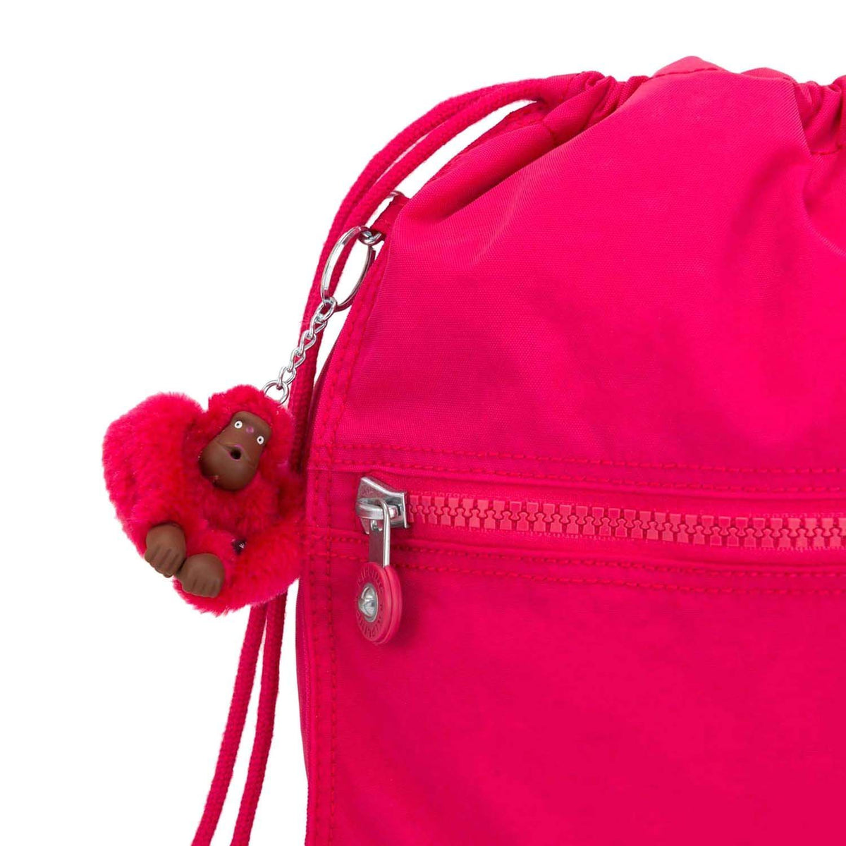 Kipling Supertaboo Drawstring Bag - True Pink - 09487-09F - Jashanmal Home