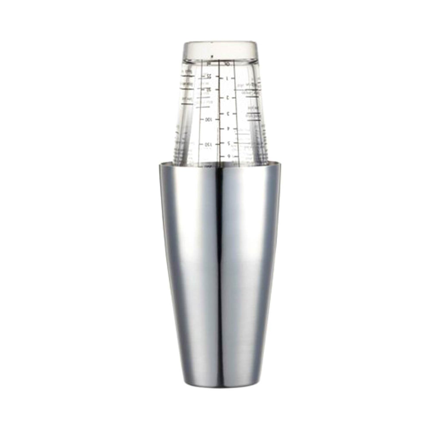 KitchenCraft BarCraft Boston Cocktail Shaker - Silver - BCLLBOSTON