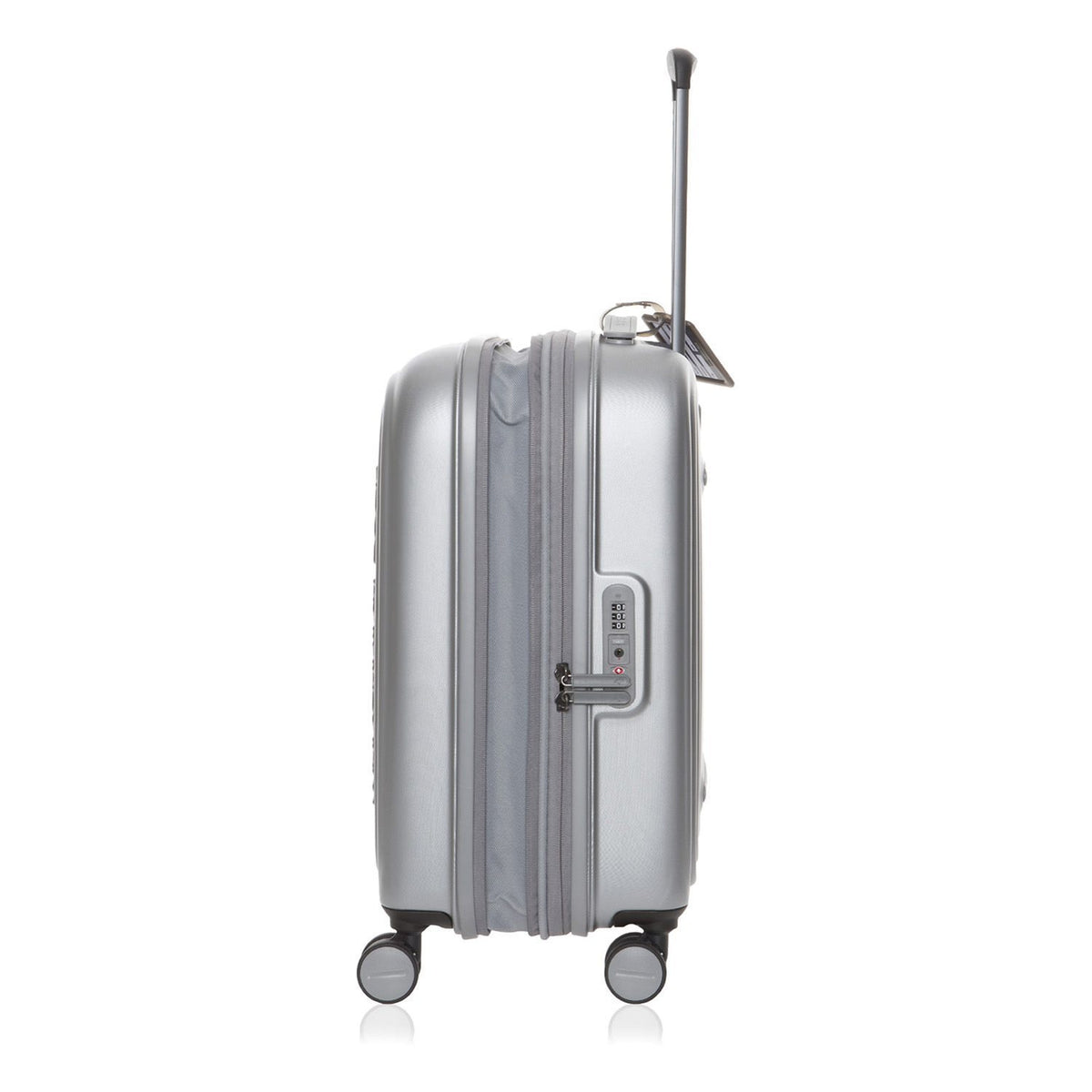 Mandarina Duck Logoduck Expandable Cabin Trolley Bag - Silver - P10SZV34466 - Jashanmal Home