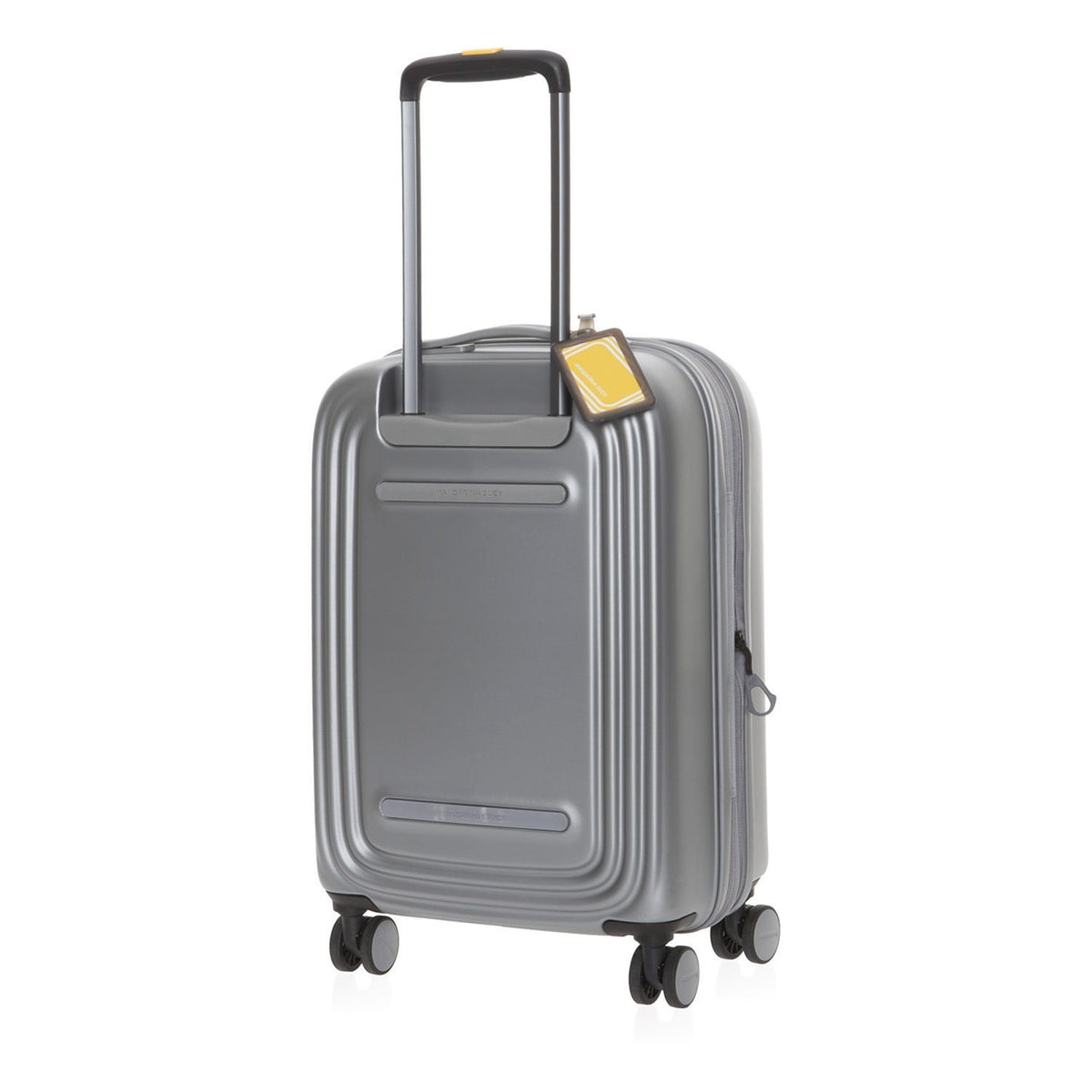 Mandarina Duck Logoduck Expandable Cabin Trolley Bag - Silver - P10SZV34466 - Jashanmal Home