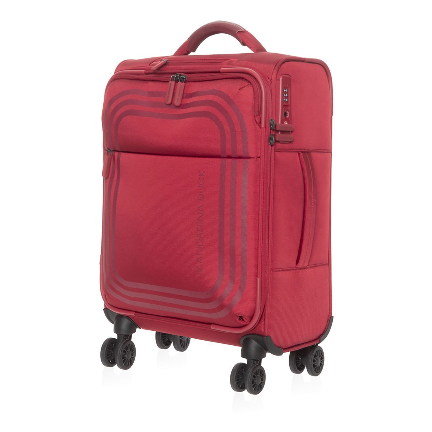 Mandarina Duck Bilbao Cabin Trolley Bag - Ruby Red - P10VAV0224G
