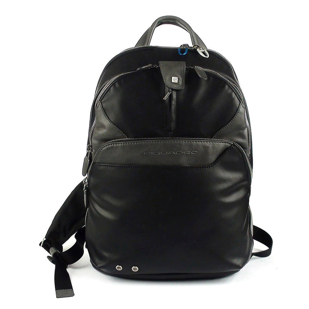 Piquadro Expandable Laptop Backpack- Black - CA2944OS/N