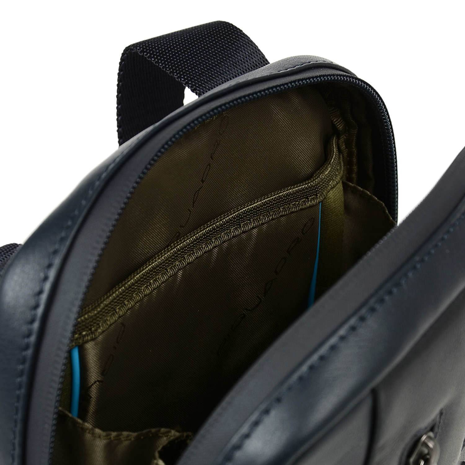 Piquadro Urban Crossbody Bag with iPad Mini Compartment - Blue - CA3084UB00/BLU - Jashanmal Home