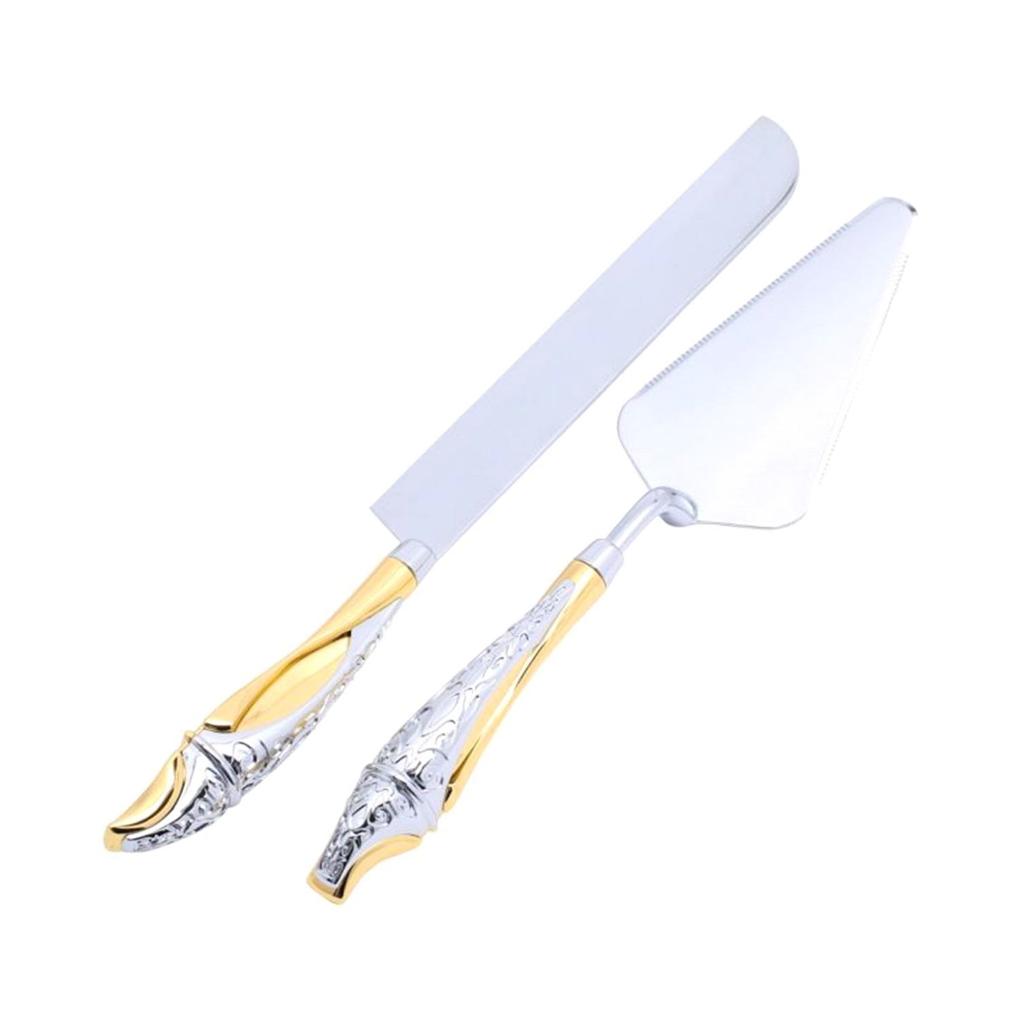 Regent Silverware Malaika Cake Servers Knife & Spoon Set - C13042C - Jashanmal Home