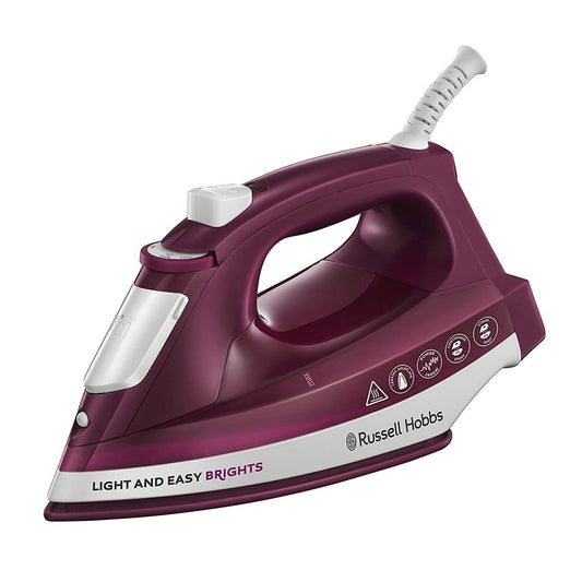 Russell Hobbs Light And Easy Brights Iron - Mulberry - 24820GCC - Jashanmal Home