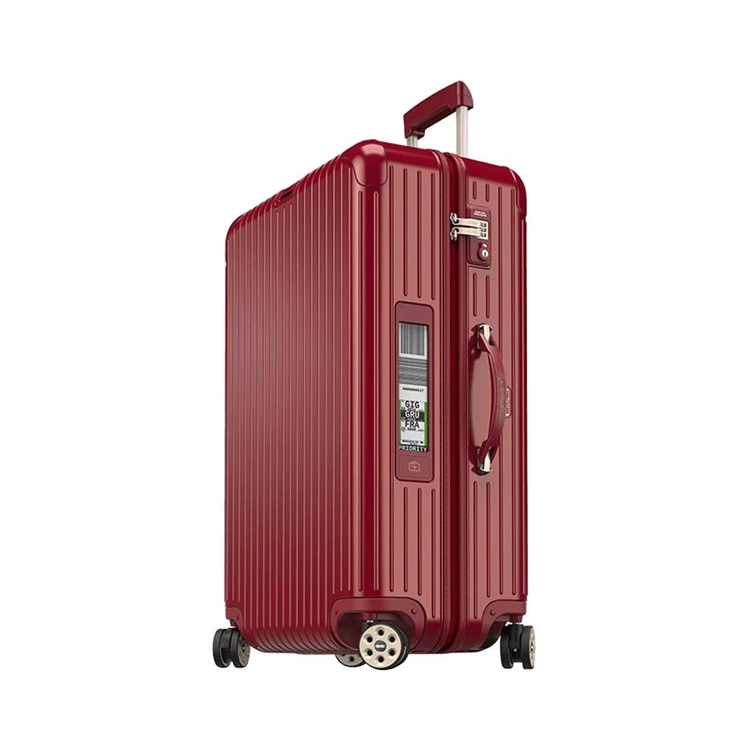 Rimowa Salsa Deluxe E-Tag Multiwheel Trolley Bag - Orient Red - 831.73.53.5 RED - Jashanmal Home
