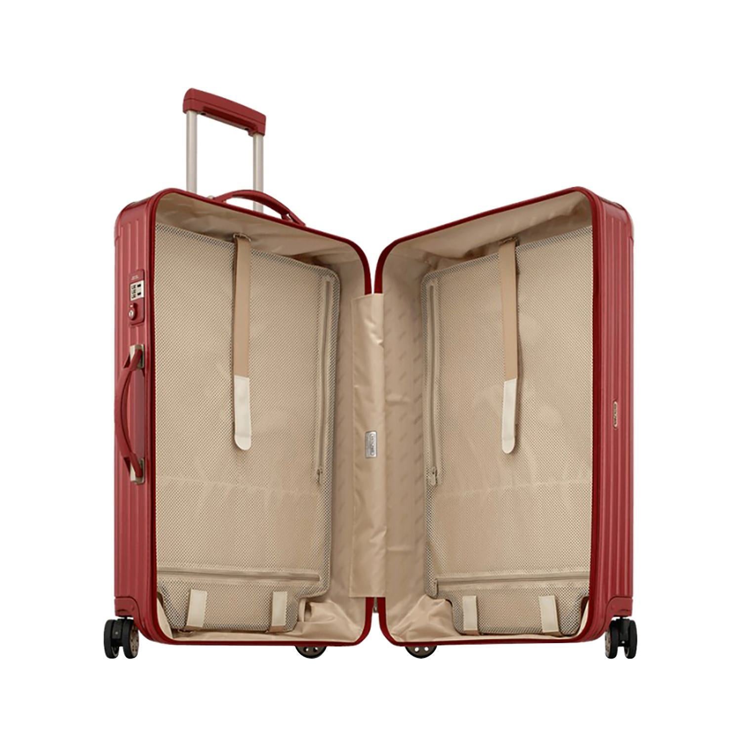 Rimowa Salsa Deluxe E-Tag Multiwheel Trolley Bag - Orient Red - 831.73.53.5 RED - Jashanmal Home