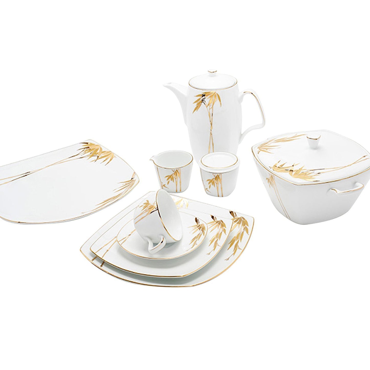 Dankotuwa 98 Piece Dinner Set - BAM-DS/98G - Jashanmal Home