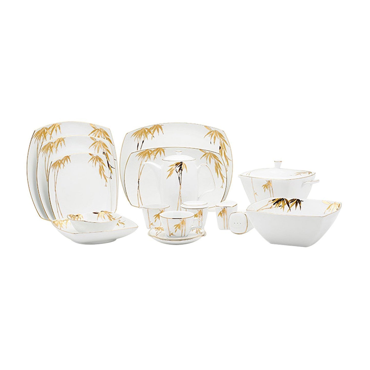 Dankotuwa 98 Piece Dinner Set - BAM-DS/98G - Jashanmal Home