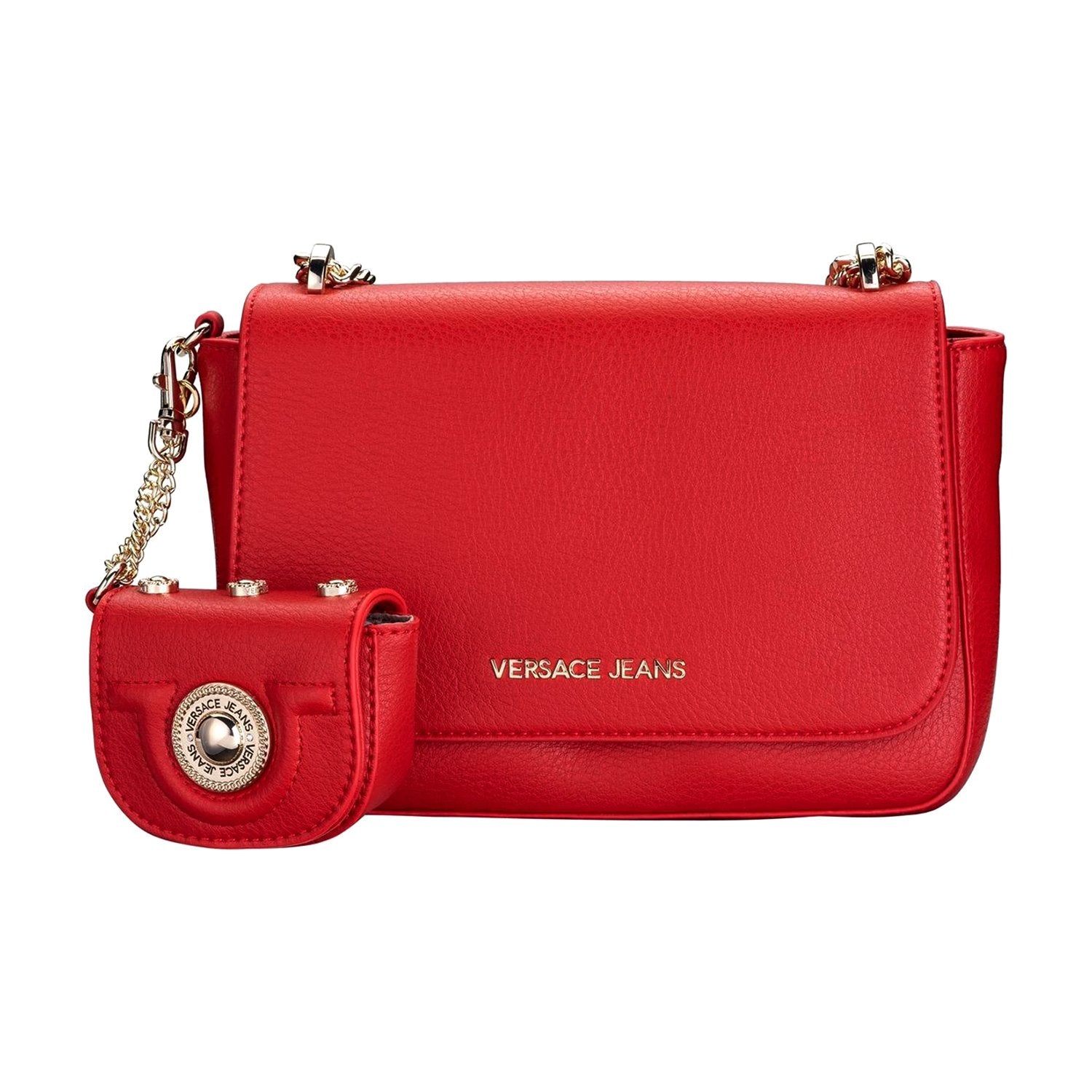 Versace Jeans Ladies Shoulder Bag and Purse - Red - E1VTBBC1 500 N/S